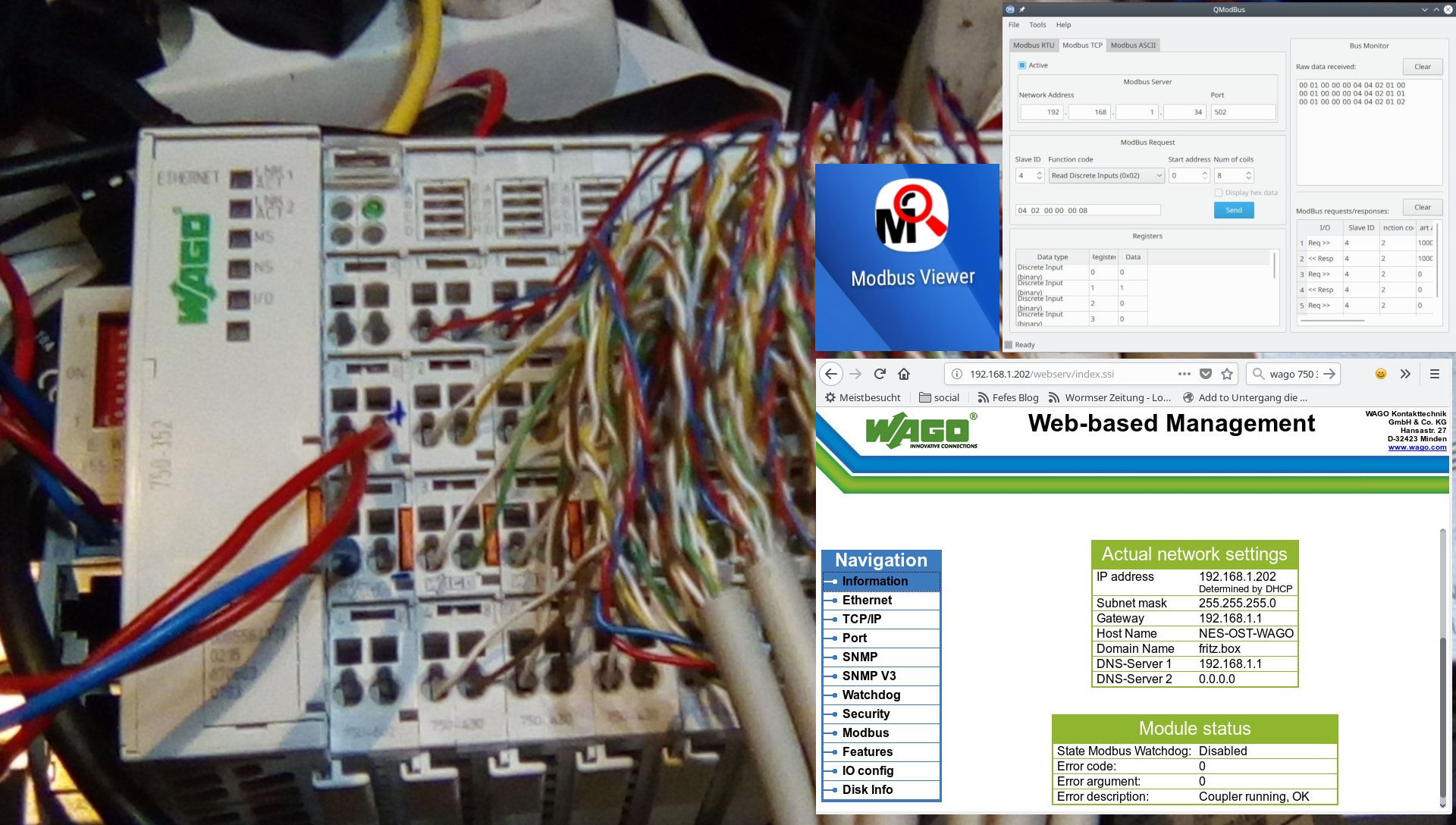 Modbus mit Wago